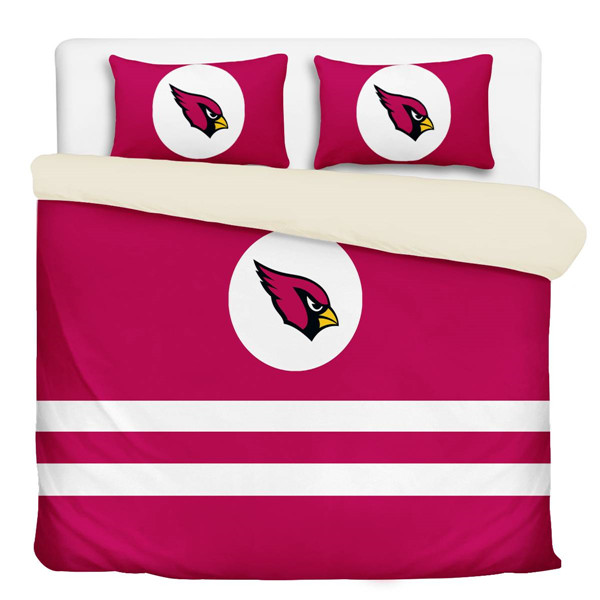 Arizona Cardinals 3-Pieces Full Bedding 002